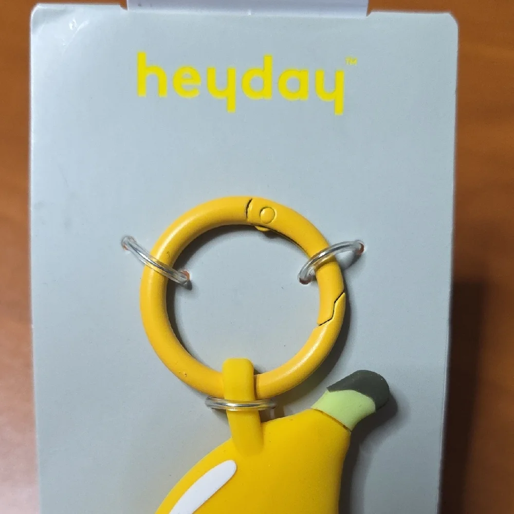 Heyday Yellow Banana Keychain Holder for AirTag